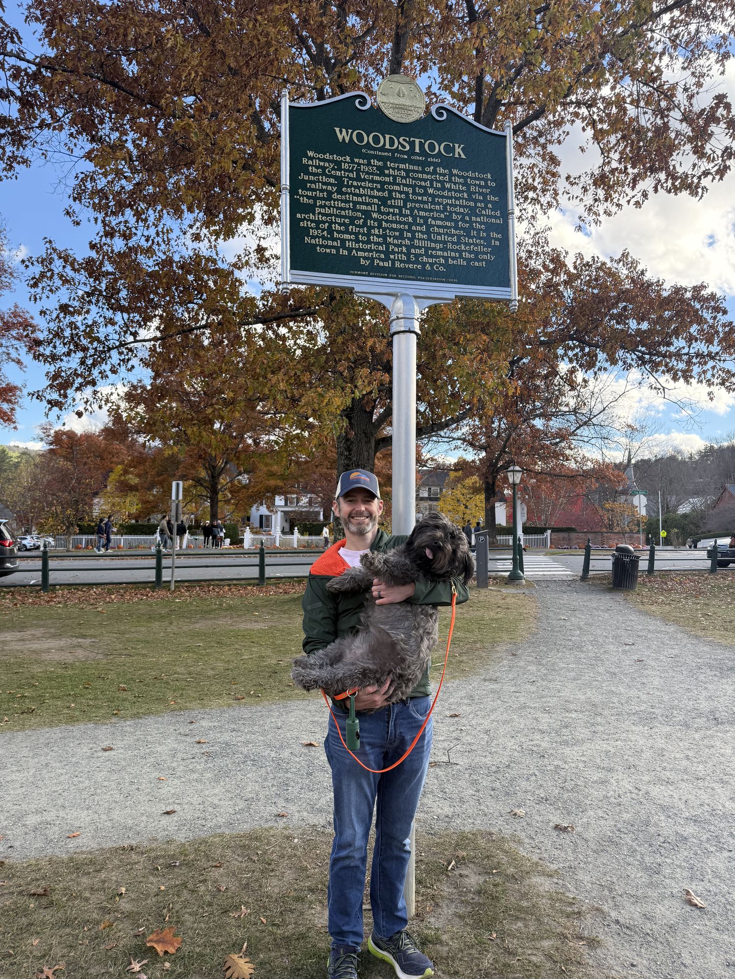 Phil and Glen in Woodstock VT